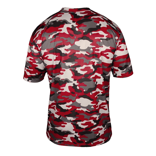 Youth camo tee with sport paneled shoulder for maximum movement, double-needle... from ASI 37461 Augusta Sportswear