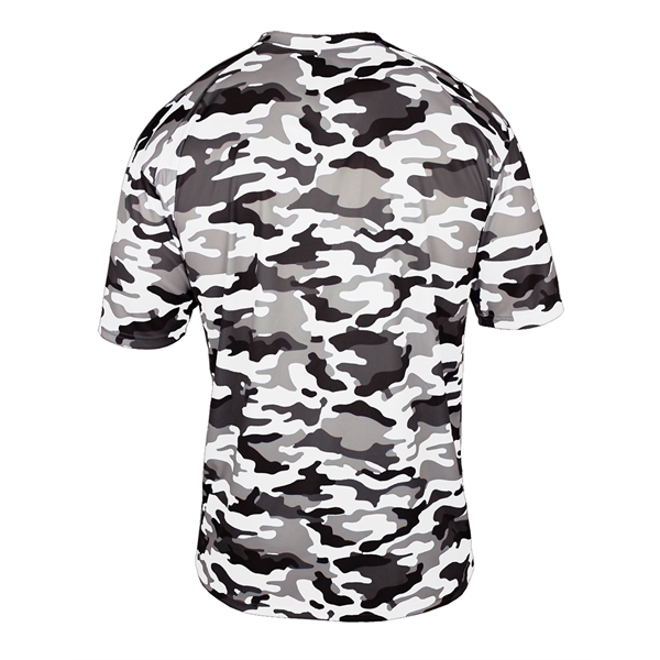 Youth camo tee with sport paneled shoulder for maximum movement, double-needle... from ASI 37461 Augusta Sportswear