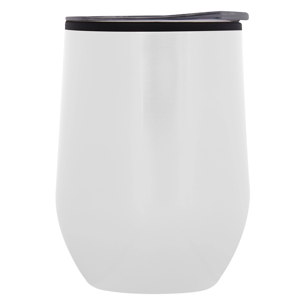 12 oz. BPA-free wine cup with non-slip bottom, stainless steel outer,... from ASI 61125 Hit Promotional Products / Hit®