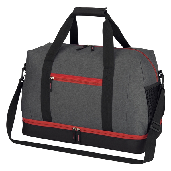 19 1/2" x 12 1/2" x 10" duffel bag made of... from ASI 61125 Hit Promotional Products / Hit®