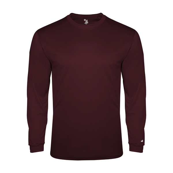 Long sleeve t-shirt with double-needle hem, self-fabric collar and cuffs, Badger... from ASI 37461 Augusta Sportswear