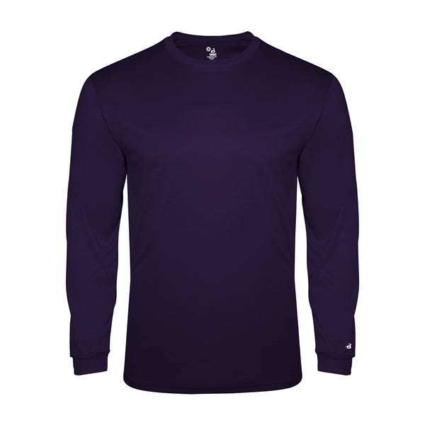 Long sleeve t-shirt with double-needle hem, self-fabric collar and cuffs, Badger... from ASI 37461 Augusta Sportswear