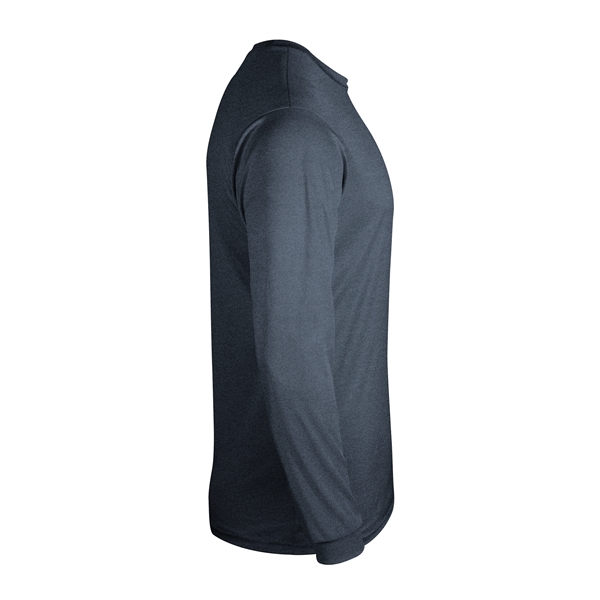 Youth tri-blend tee with sport shoulder for maximum movement, self-fabric collar... from ASI 37461 Augusta Sportswear