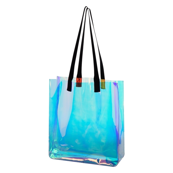Tote bag made of iridescent PVC material with 26" handles and... from ASI 61125 Hit Promotional Products / Hit®