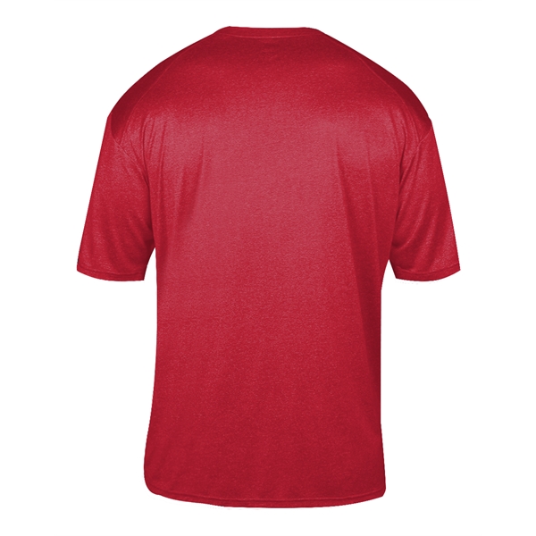 Pro heathered tee with self-fabric collar, Badger sport paneled shoulder for... from ASI 37461 Augusta Sportswear