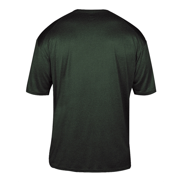 Pro heathered tee with self-fabric collar, Badger sport paneled shoulder for... from ASI 37461 Augusta Sportswear