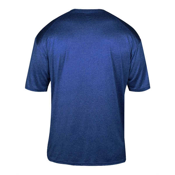 Pro heathered tee with self-fabric collar, Badger sport paneled shoulder for... from ASI 37461 Augusta Sportswear
