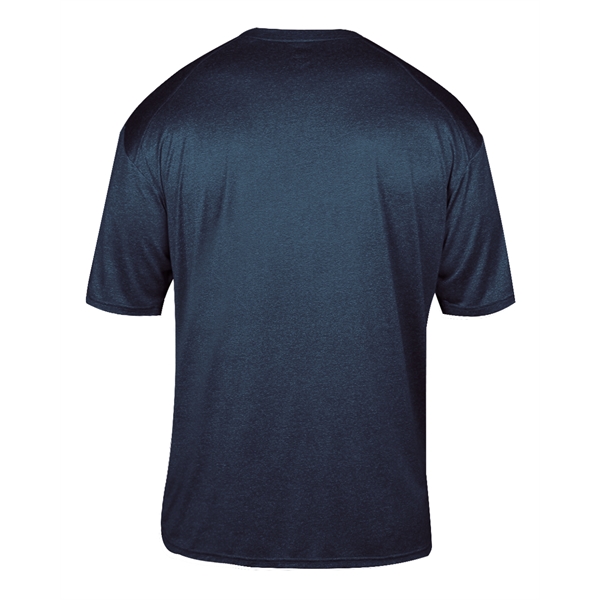 Pro heathered tee with self-fabric collar, Badger sport paneled shoulder for... from ASI 37461 Augusta Sportswear