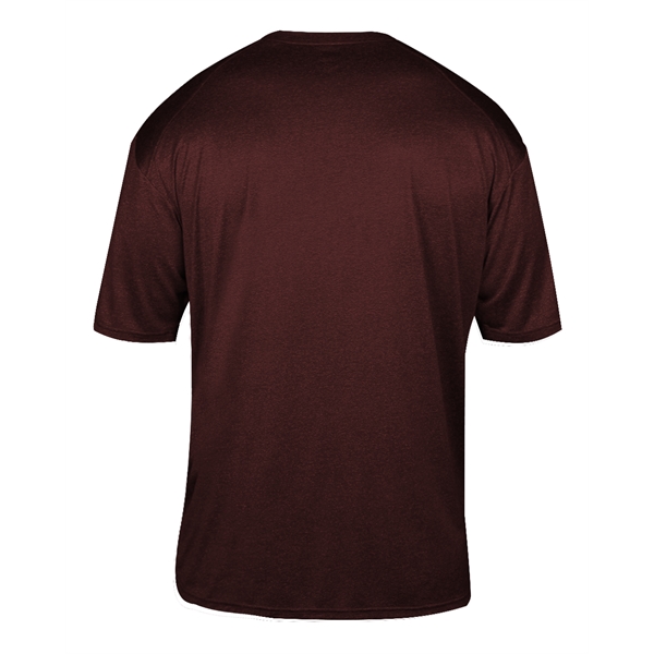 Pro heathered tee with self-fabric collar, Badger sport paneled shoulder for... from ASI 37461 Augusta Sportswear