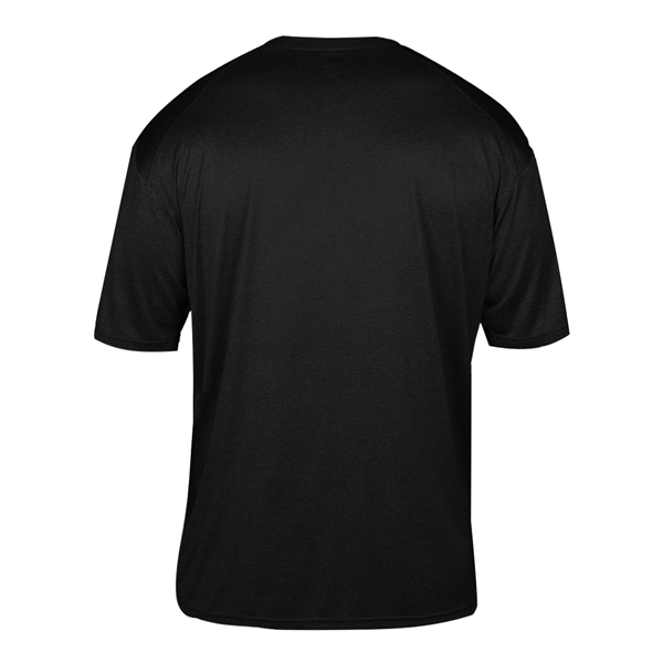 Pro heathered tee with self-fabric collar, Badger sport paneled shoulder for... from ASI 37461 Augusta Sportswear