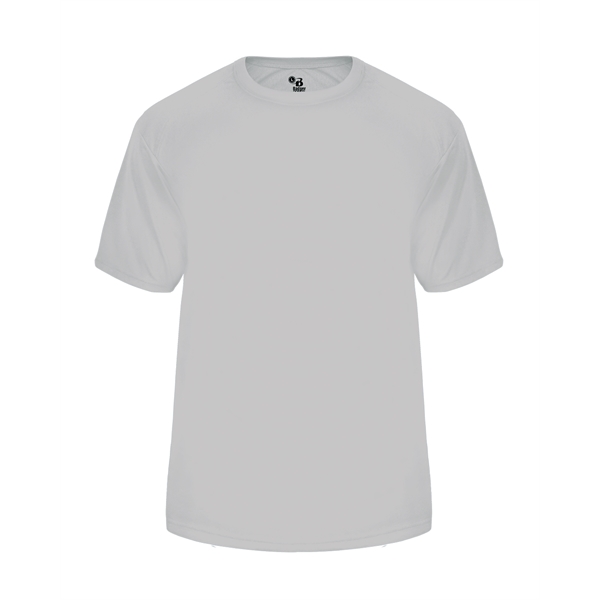 Vent back tee with self-fabric collar, Badger sport paneled shoulder for... from ASI 37461 Augusta Sportswear