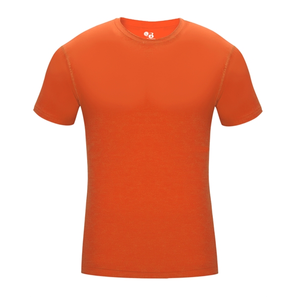 Pro compression crew. Self-fabric collar, stretch body fit, double-needle hem, Badger... from ASI 37461 Augusta Sportswear