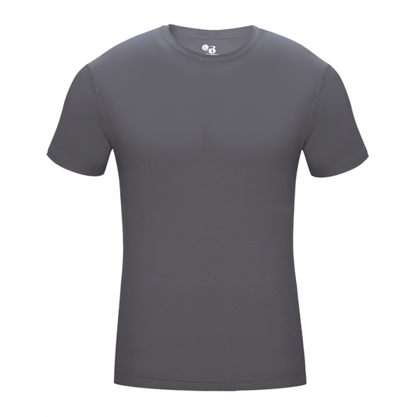 Pro compression crew. Self-fabric collar, stretch body fit, double-needle hem, Badger... from ASI 37461 Augusta Sportswear