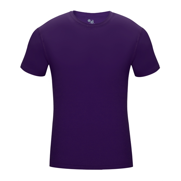 Pro compression crew. Self-fabric collar, stretch body fit, double-needle hem, Badger... from ASI 37461 Augusta Sportswear