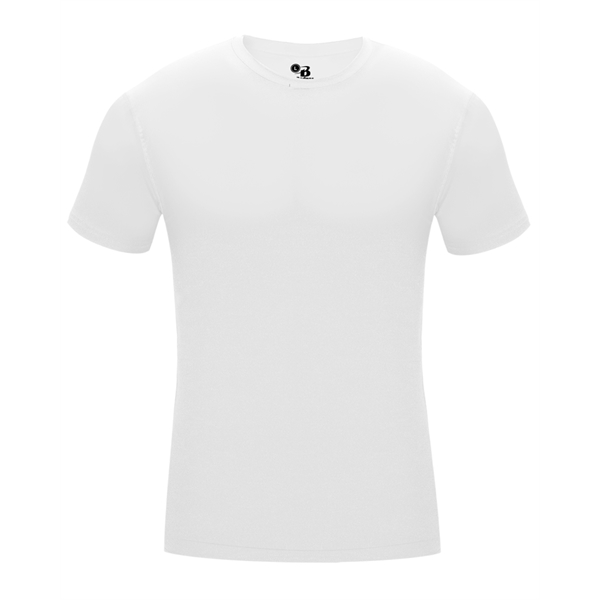 Pro compression crew. Self-fabric collar, stretch body fit, double-needle hem, Badger... from ASI 37461 Augusta Sportswear