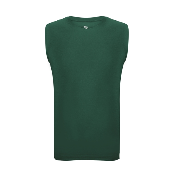 Sleeveless compression crew shirt with self-fabric collar, Stretch body fit, Double-needle... from ASI 37461 Augusta Sportswear