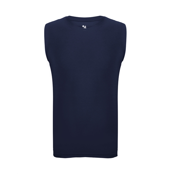 Sleeveless compression crew shirt with self-fabric collar, Stretch body fit, Double-needle... from ASI 37461 Augusta Sportswear