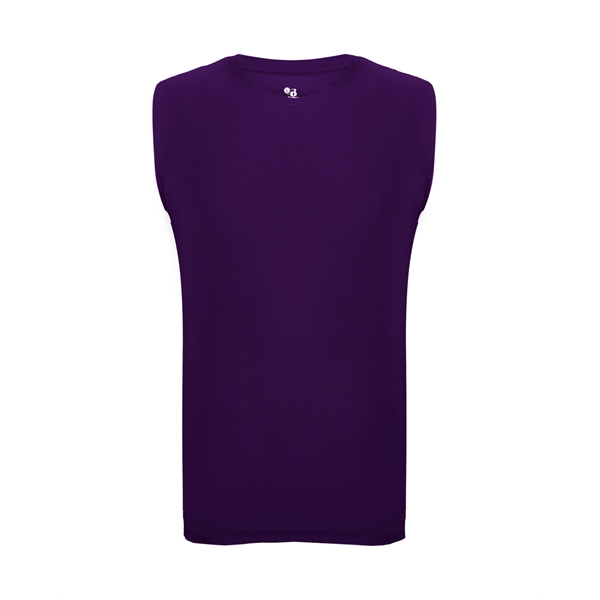 Sleeveless compression crew shirt with self-fabric collar, Stretch body fit, Double-needle... from ASI 37461 Augusta Sportswear