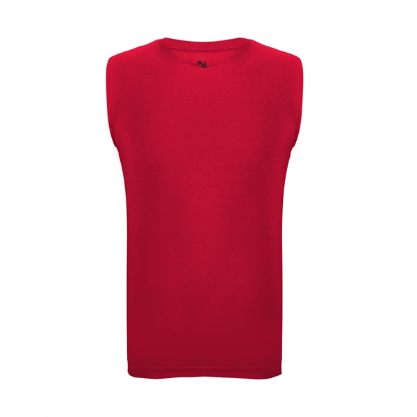 Sleeveless compression crew shirt with self-fabric collar, Stretch body fit, Double-needle... from ASI 37461 Augusta Sportswear