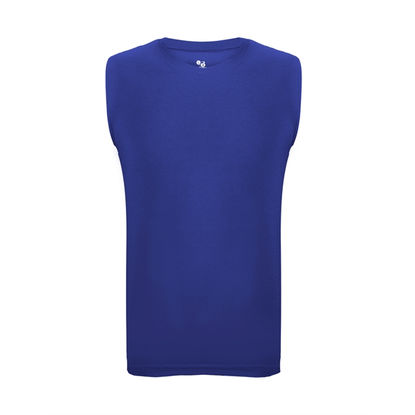 Sleeveless compression crew shirt with self-fabric collar, Stretch body fit, Double-needle... from ASI 37461 Augusta Sportswear