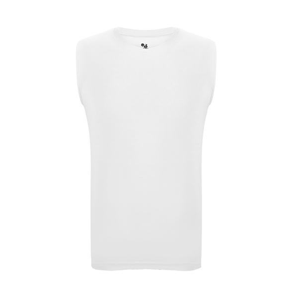 Sleeveless compression crew shirt with self-fabric collar, Stretch body fit, Double-needle... from ASI 37461 Augusta Sportswear