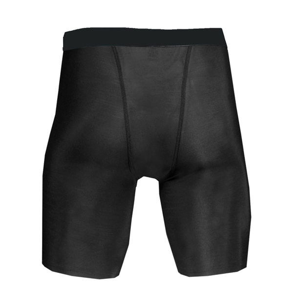 Compression short with 1.5" Plush elastic waistband, Double-needle hem, 10" inseam,... from ASI 37461 Augusta Sportswear