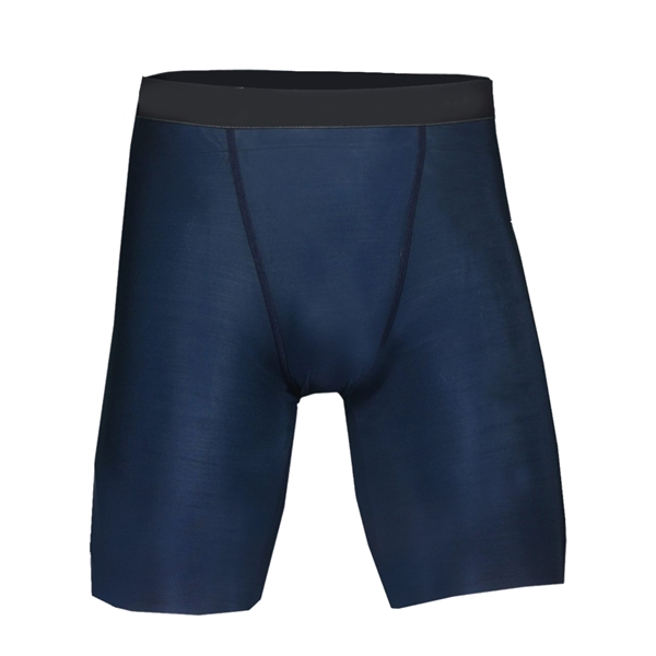 Compression short with 1.5" Plush elastic waistband, Double-needle hem, 10" inseam,... from ASI 37461 Augusta Sportswear