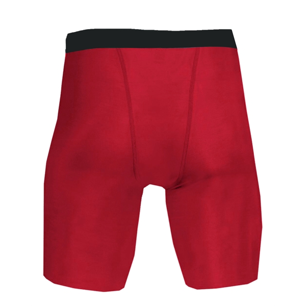 Compression short with 1.5" Plush elastic waistband, Double-needle hem, 10" inseam,... from ASI 37461 Augusta Sportswear