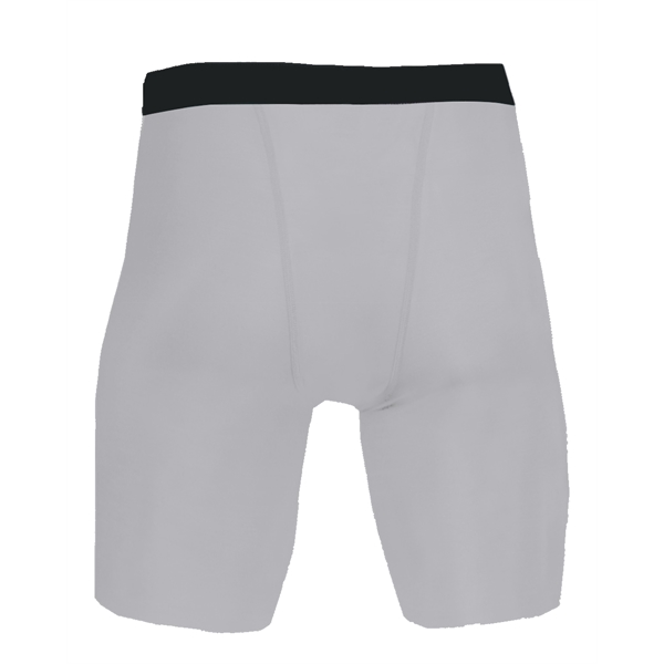Compression short with 1.5" Plush elastic waistband, Double-needle hem, 10" inseam,... from ASI 37461 Augusta Sportswear