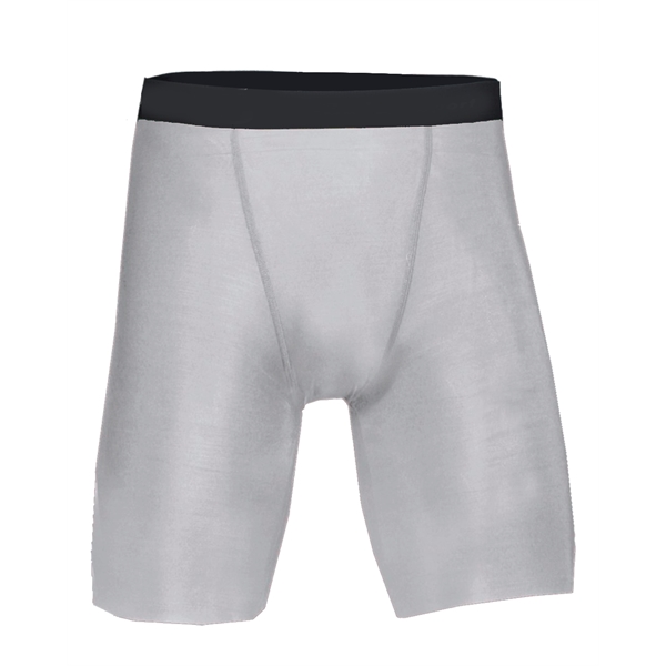 Compression short with 1.5" Plush elastic waistband, Double-needle hem, 10" inseam,... from ASI 37461 Augusta Sportswear