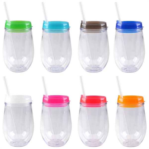 BevGo 10oz Acrylic Stemless Wine Glass... from ASI 85620 H M Schmidt Co Inc