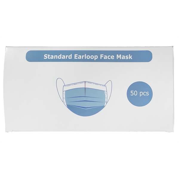 This disposable face mask has ear loops that are designed for... from ASI 31260 AdCapitol