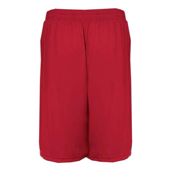 10" short with two deep side seam pockets, 2" Covered elastic... from ASI 37461 Augusta Sportswear