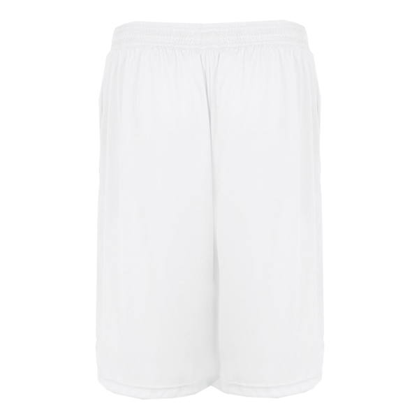 10" short with two deep side seam pockets, 2" Covered elastic... from ASI 37461 Augusta Sportswear