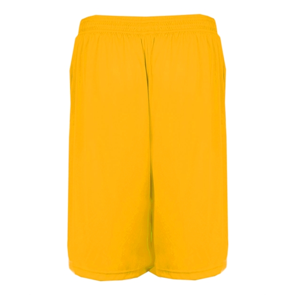 Youth shorts with two deep side seam pockets, 2" Covered elastic... from ASI 37461 Augusta Sportswear