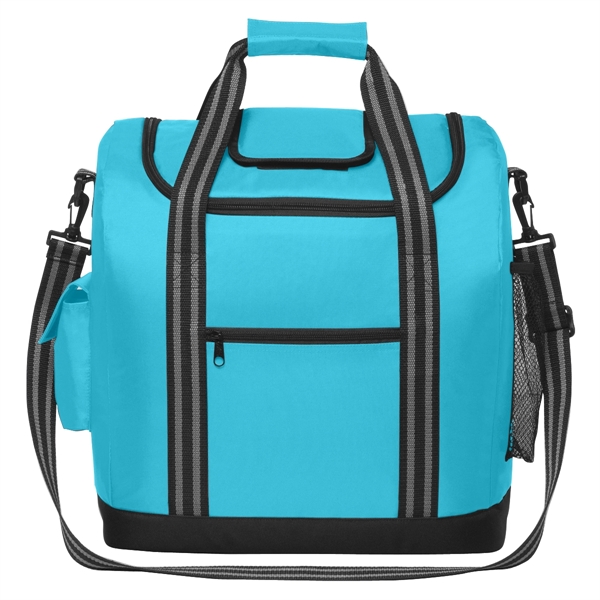 Insulated cooler bag with easy access top compartment.... from ASI 61125 Hit Promotional Products / Hit®