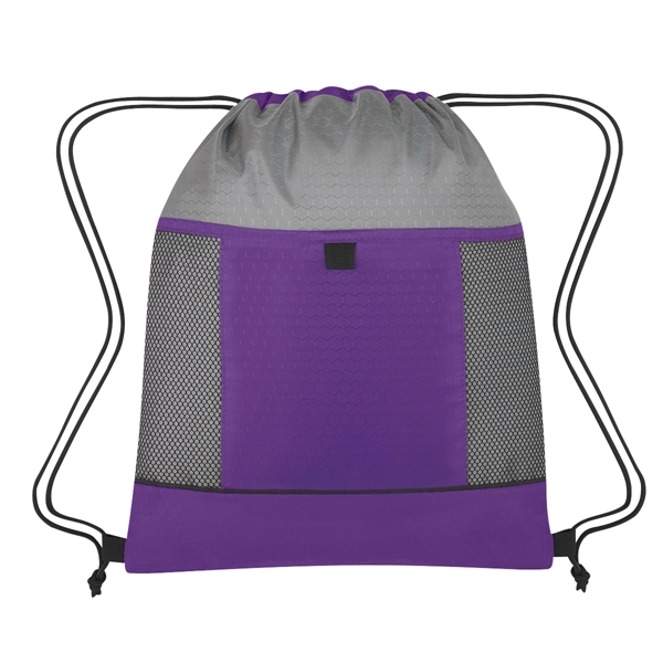 Honeycomb Ripstop Drawstring Bag.  Made of 420 Denier Ripstop. ... from ASI 61125 Hit Promotional Products / Hit®