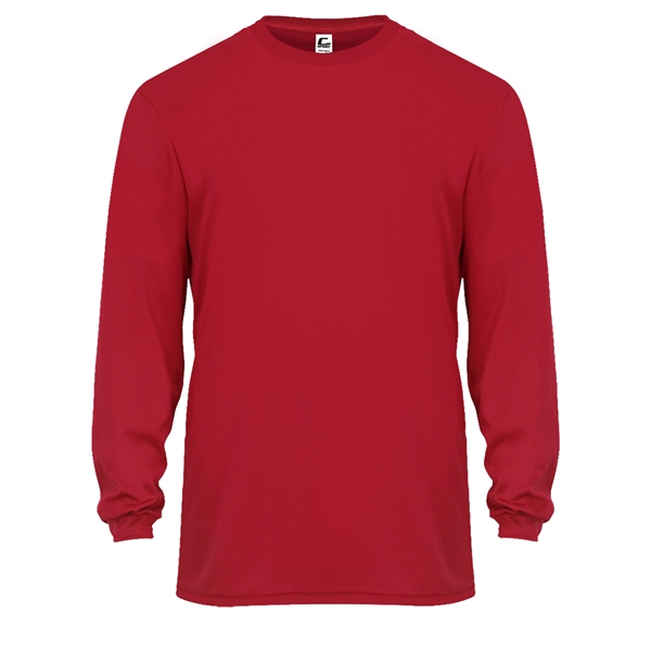 Long sleeve youth t-shirt with double-needle hem, Self-fabric collar and cuffs.... from ASI 37461 Augusta Sportswear
