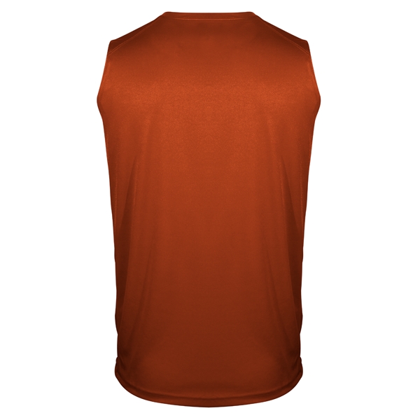 Sleeveless tee with self-fabric collar, double-needle hem.... from ASI 37461 Augusta Sportswear