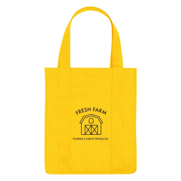 Non-Woven Shopper Tote Bag.  Made of 80 Gram Non-Woven, Coated... from ASI 61125 Hit Promotional Products / Hit®