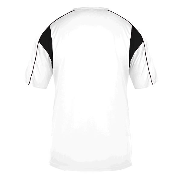 Youth shirt with contrasting panel inserts, Two button placket, Double-needle hem.... from ASI 37461 Augusta Sportswear