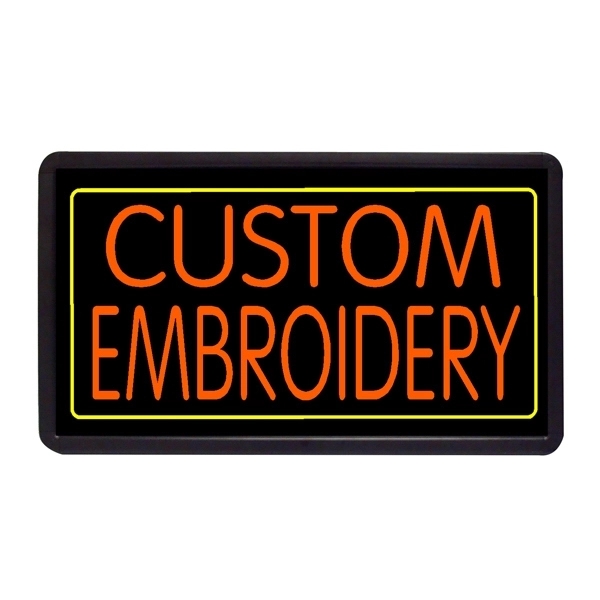 13" x 24" simulated neon sign with ready-made title light box.... from ASI 30442 Above & Beyond Advertising Products / PromoAdLine