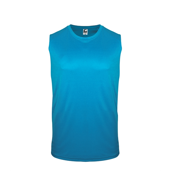 Youth sleeveless tee with self-fabric collar , Double-needle hem.... from ASI 37461 Augusta Sportswear