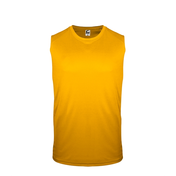 Youth sleeveless tee with self-fabric collar , Double-needle hem.... from ASI 37461 Augusta Sportswear