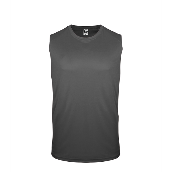 Youth sleeveless tee with self-fabric collar , Double-needle hem.... from ASI 37461 Augusta Sportswear