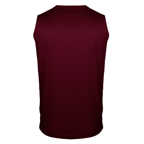 Youth sleeveless tee with self-fabric collar , Double-needle hem.... from ASI 37461 Augusta Sportswear