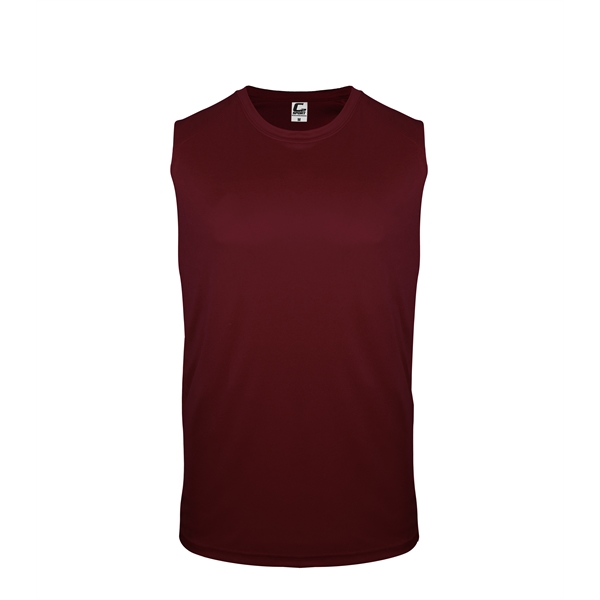 Youth sleeveless tee with self-fabric collar , Double-needle hem.... from ASI 37461 Augusta Sportswear