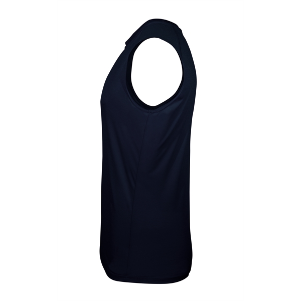 Youth sleeveless tee with self-fabric collar , Double-needle hem.... from ASI 37461 Augusta Sportswear