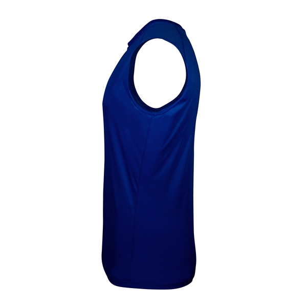 Youth sleeveless tee with self-fabric collar , Double-needle hem.... from ASI 37461 Augusta Sportswear