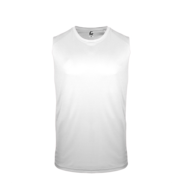 Youth sleeveless tee with self-fabric collar , Double-needle hem.... from ASI 37461 Augusta Sportswear